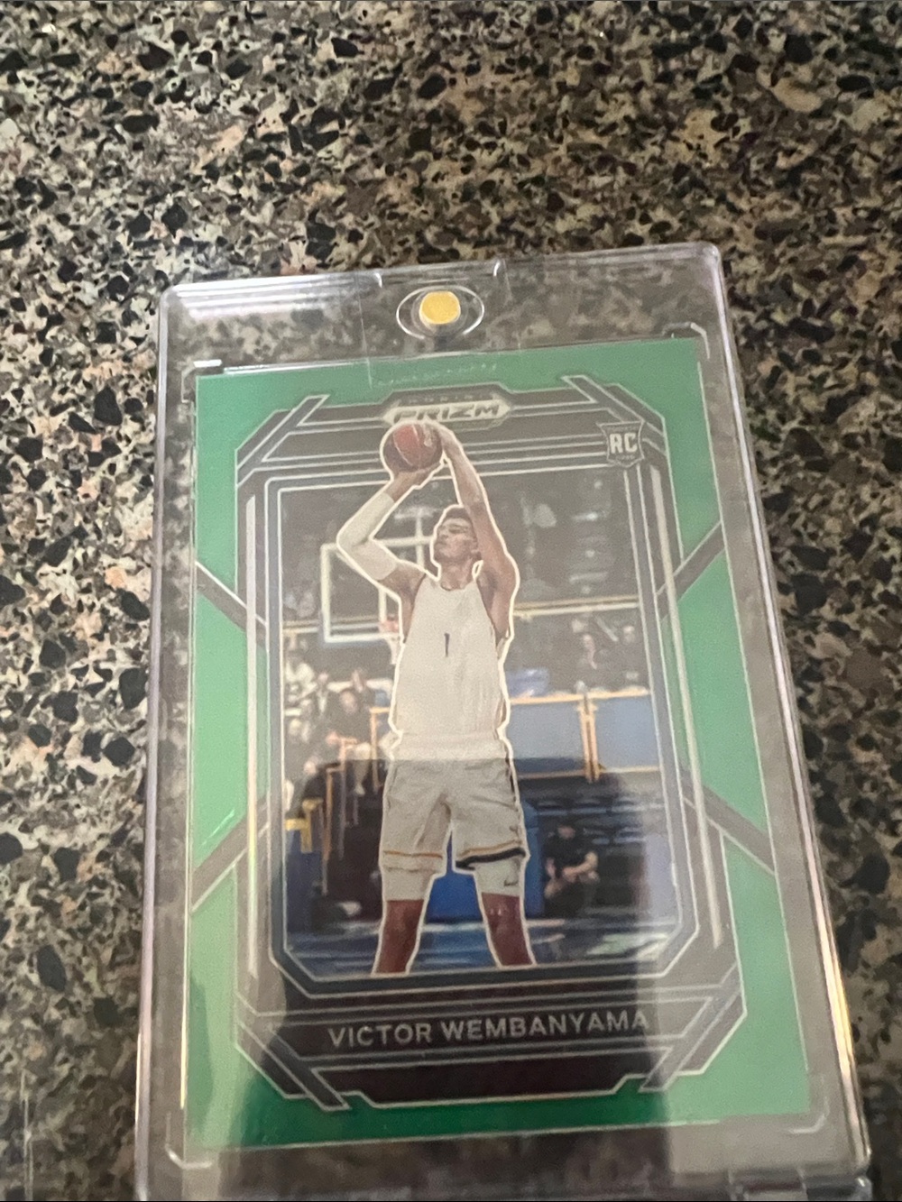 2023 Prizm Draft Green Basketball Rookie Card - Victor Wembanyama Spurs NM/Mint